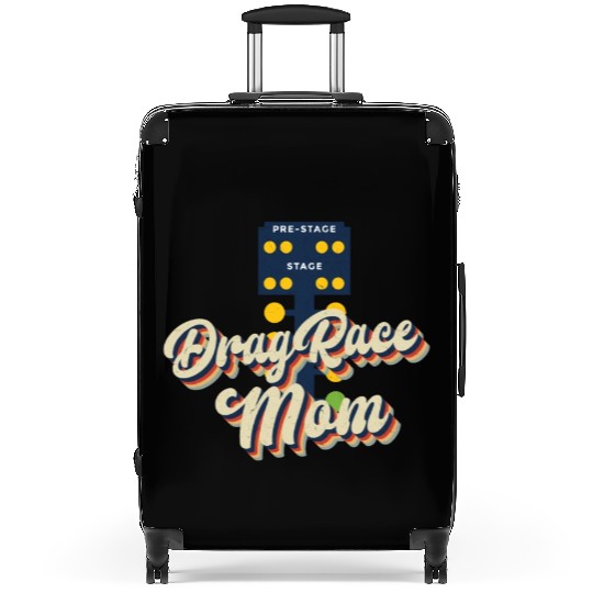 Drag Racing Race Car Mom Retro Suitcases