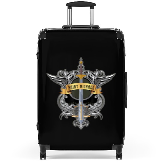 Sword of Saint Michael the Archangel Catholic Men Suitcases