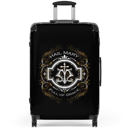 Ave Maria Schubert Latin Mass Blessed Mother Mary Suitcases