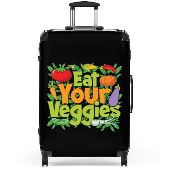 Eat Your Veggies Suitcases