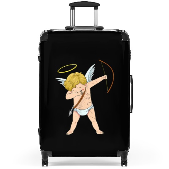 Cupid Dabbing Cute Funny Angel Bow Arrow Valentine Suitcases