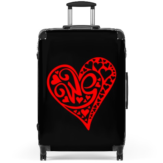 Galentines Day Red Heart We Valentines Day2 Suitcases