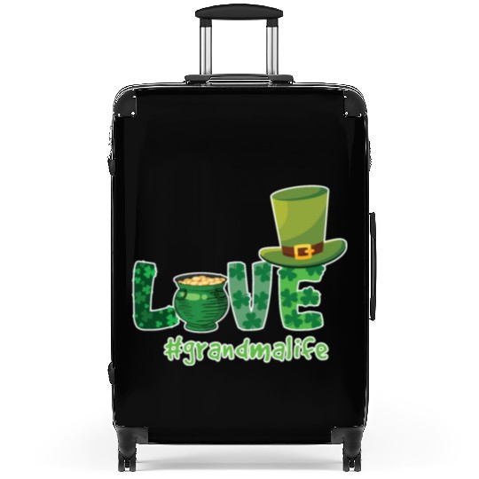 Shamrock Love Grandma Saint Patrick Day Suitcases