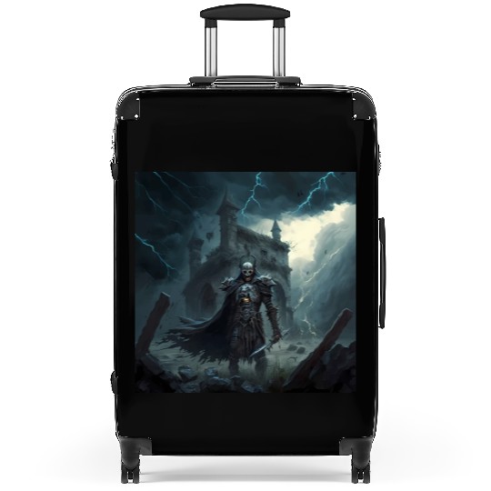 Death Knight in Thunderstorm Suitcases