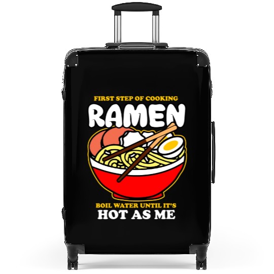 First Step Of Cooking Ramen Suitcases