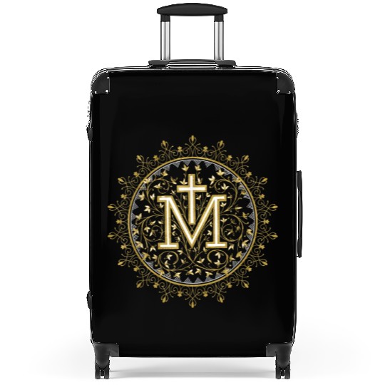 Hail Mary Catholic Our Lady Holy Blessed Maria Suitcases