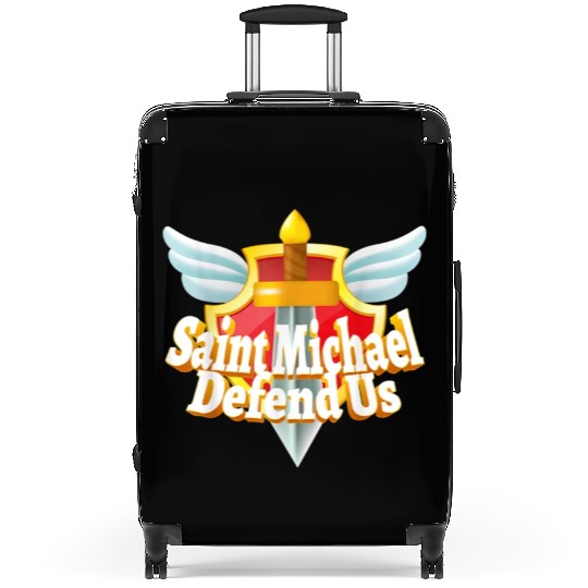 St. Michael the Archangel Icon Dragon Catholic Ang Suitcases