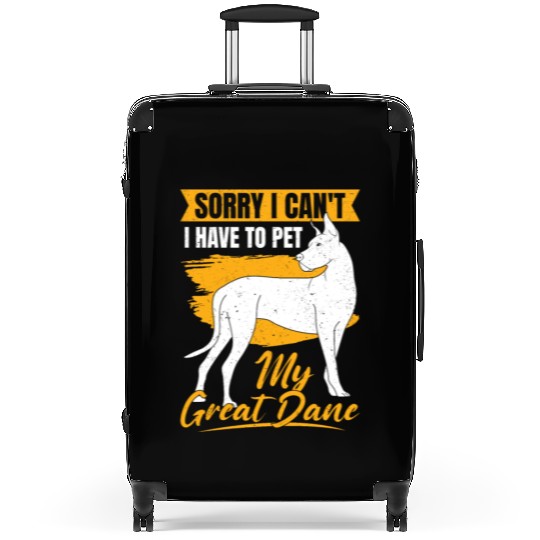 Great Dane German Mastiff Dog Lover Gift Suitcases
