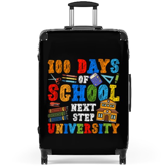100 Days of School - Next Step University Suitcases