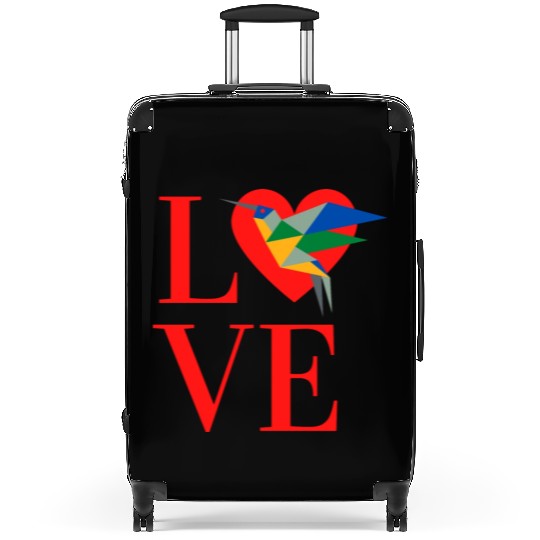 We Love Hummingbird Suitcases For Hummingbird lover