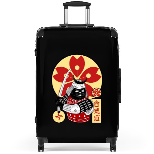 Samurai Cat Suitcases