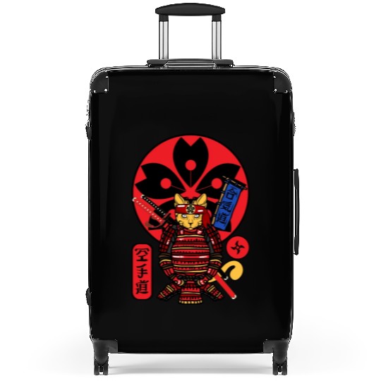 Samurai Cat Suitcases