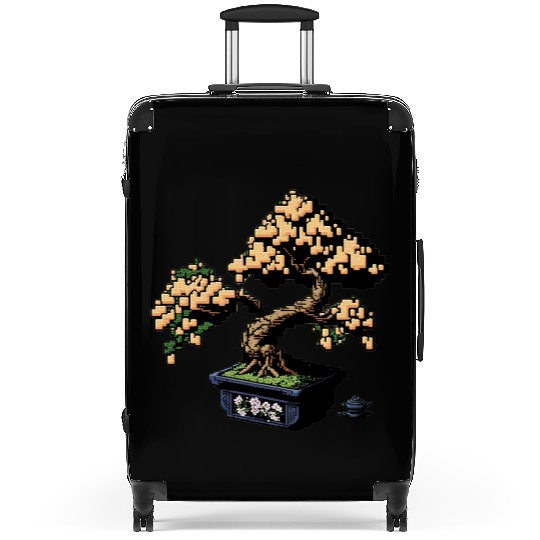 8 Bit Bonsai Tree Suitcases