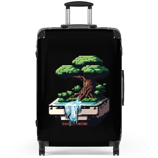 8 Bit Bonsai Tree Suitcases