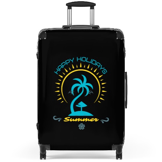 Happy Holidays Summer Suitcases