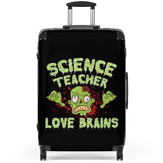 Science Teachers Love Brains Halloween Science Suitcases