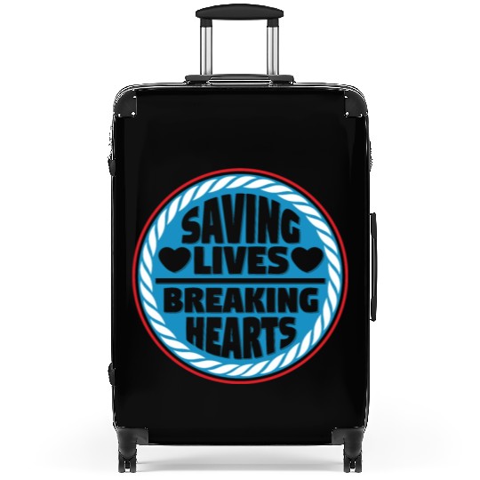 Lifeguard Saving Lives Breaking Hearts Suitcases