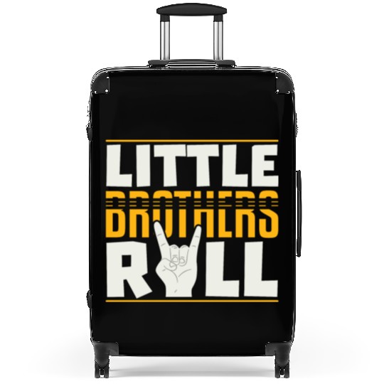Little Brothers Roll Suitcases