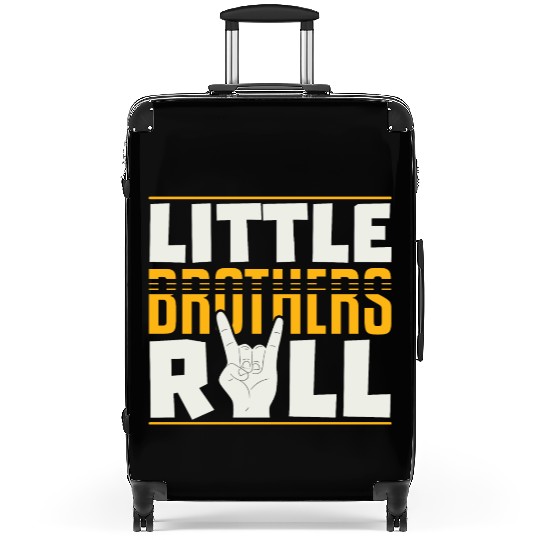 Little Brothers Roll Suitcases