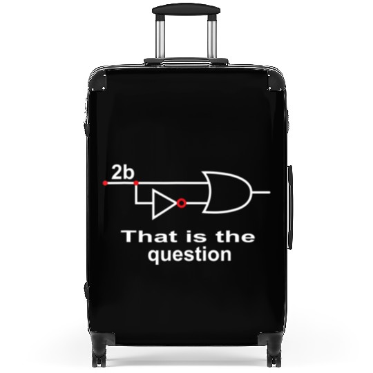 2B Or Not 2B Boolean Logic Classic Suitcases