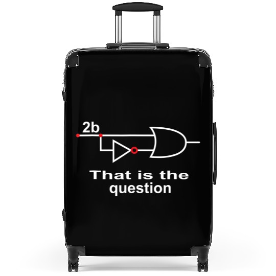 2B Or Not 2B Boolean Logic Classic Suitcases