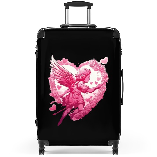 funny Cupid Valentine's Day girls Suitcases