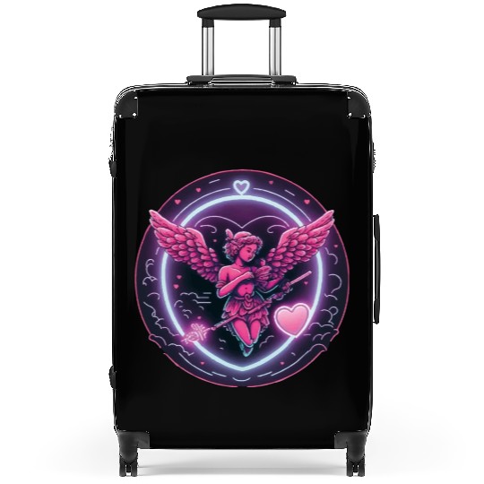 funny Cupid Valentine's Day girls Suitcases
