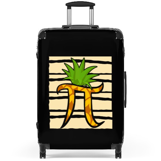 Pineapple Pi Math Teacher Mathematician Pi Day Suitcases