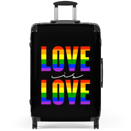 Love Is Love, LGBT Rainbow Flag Suitcases