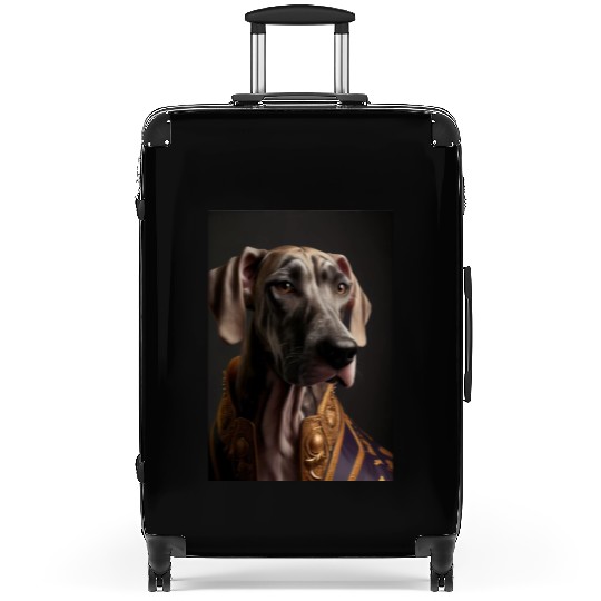 Great Dane Dog Breed Portrait Royal Renaissance An Suitcases