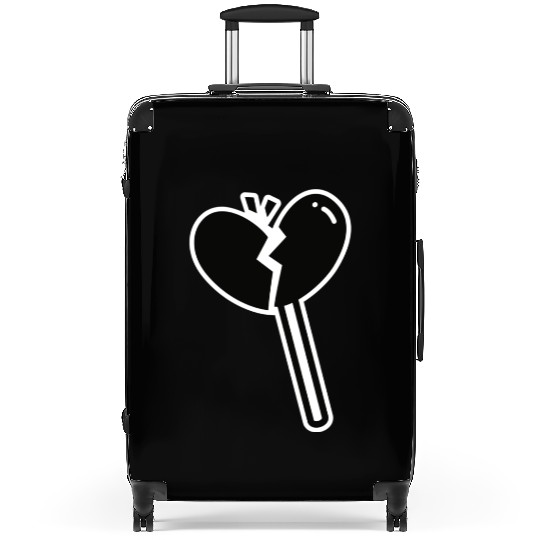 Broken Heart Lollipop Candy Suitcases