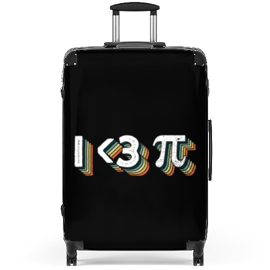I <3 Pi - Funny Pi Day Math Teacher Suitcases