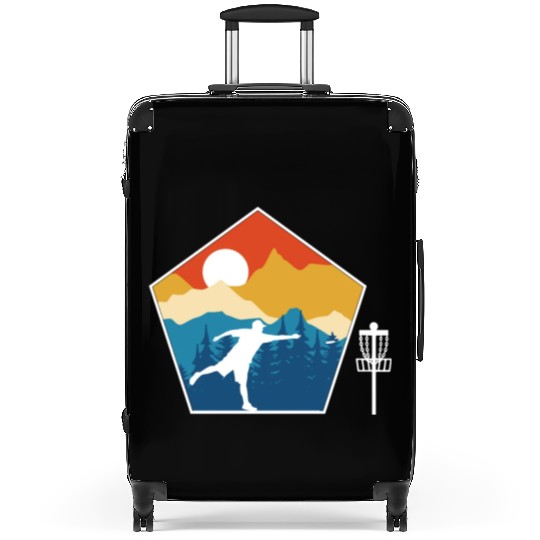 Disc Golf Disc Golfing Ultimate Frisbee Natur Suitcases