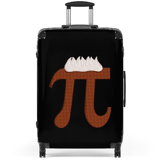 Chocolate Pi - Funny Pi Day Math Teacher Suitcases