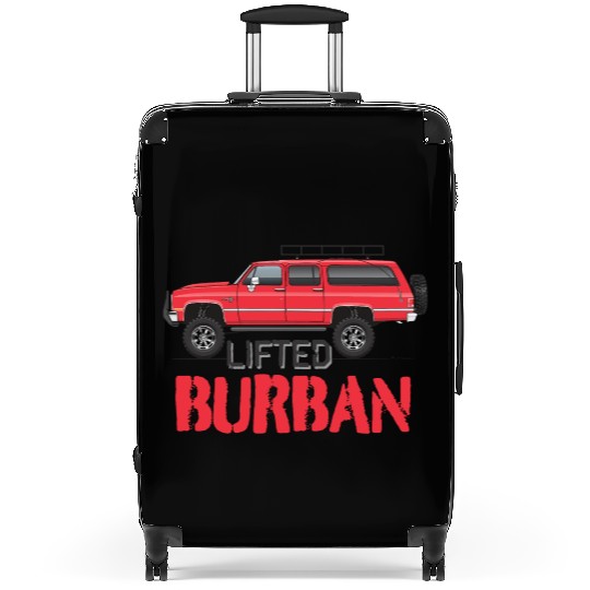 burban Cardinal Red Suitcases