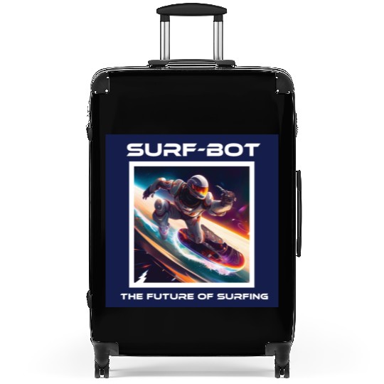 Robot Silver Surfer Suitcases