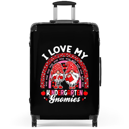Rainbow I Love My Kindergarten Gnomies Funny Valen Suitcases