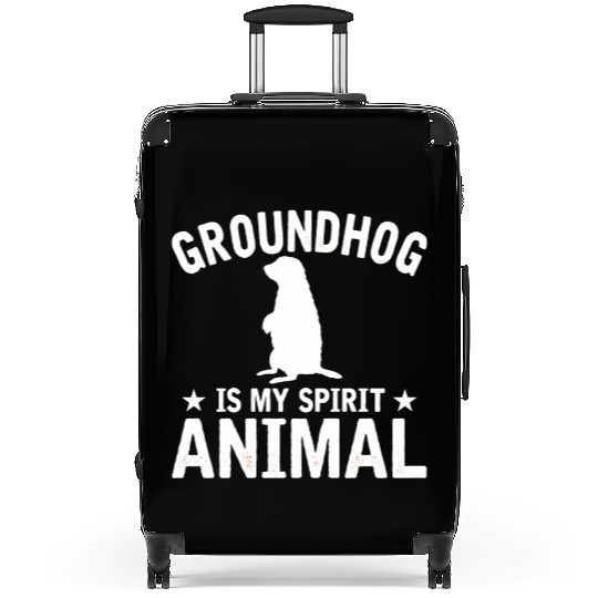 Groundhog Is My Spirit Animal Suitcases Animal Lover
