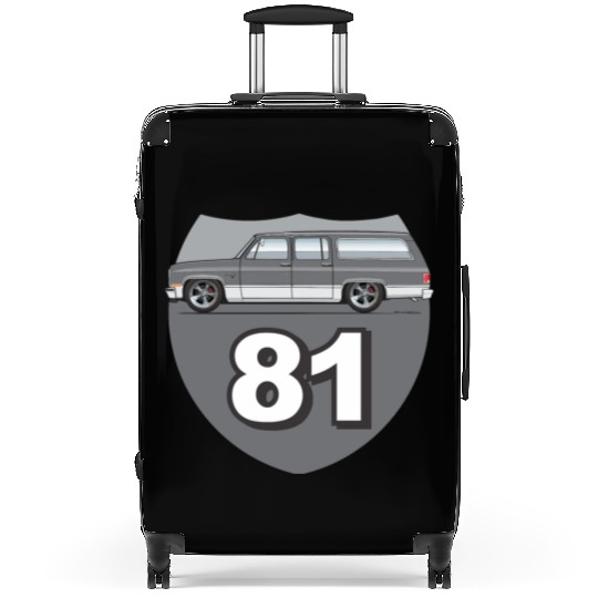 81 Charcoal Suitcases