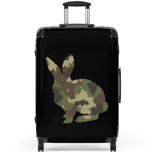 Bunny Camouflage Suitcases