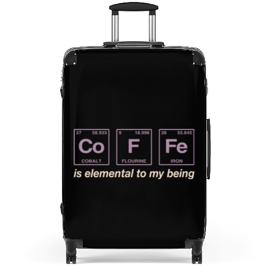 COFFEE - with elements of the periodic table Suitcases