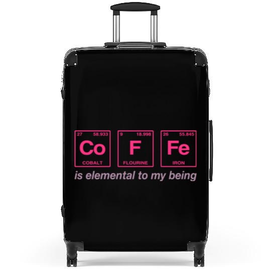 COFFEE - with elements of the periodic table Suitcases