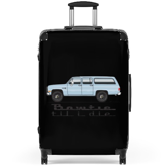 bowtie Light Blue Suitcases