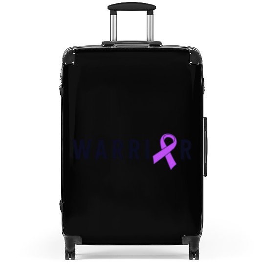 Epilepsy Warrior Men Dad Father Purple Ribbon Suitcases