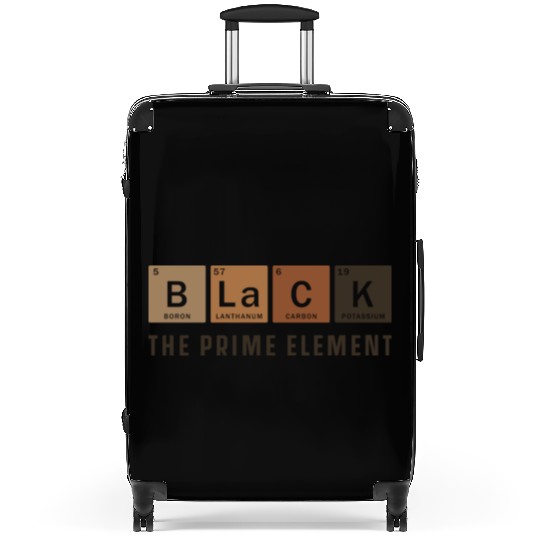 Black The Prime Element - Black History Month Suitcases