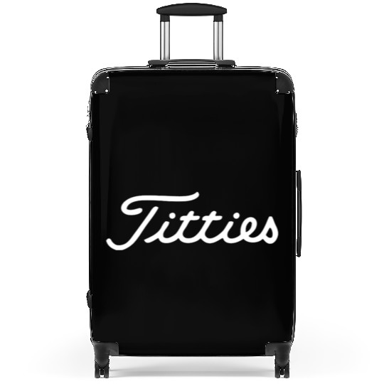 funny golf titties funny saying golfer golfing Suitcases