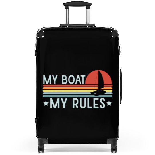 Catamaran Sailor My Boat My Rules Suitcases