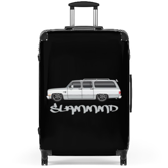 SLAMMMD Light Silver Suitcases