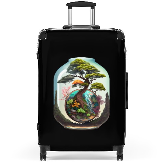 Bonsai Tree Terrarium Suitcases