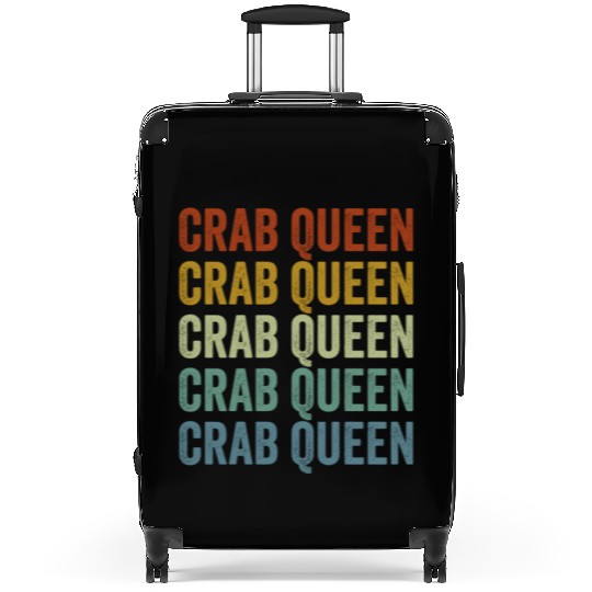 Crab Queen Crab Lover Women Suitcases